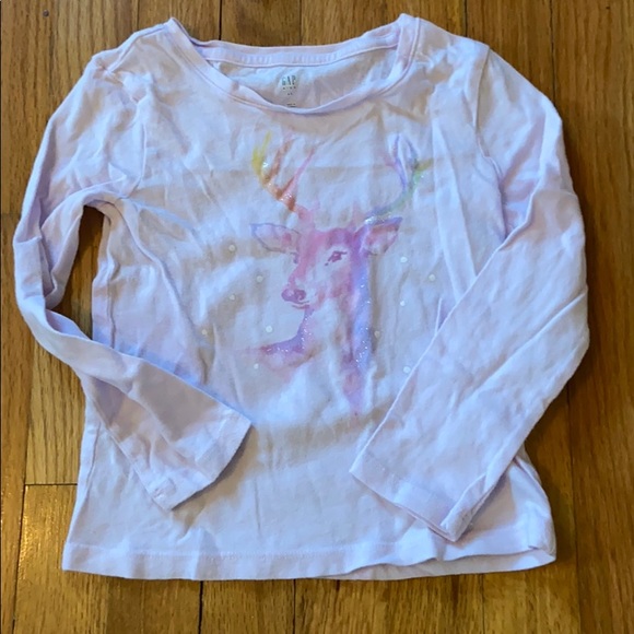 Sold as a set! 5 long sleeve shirts from Gap XS - Picture 3 of 7